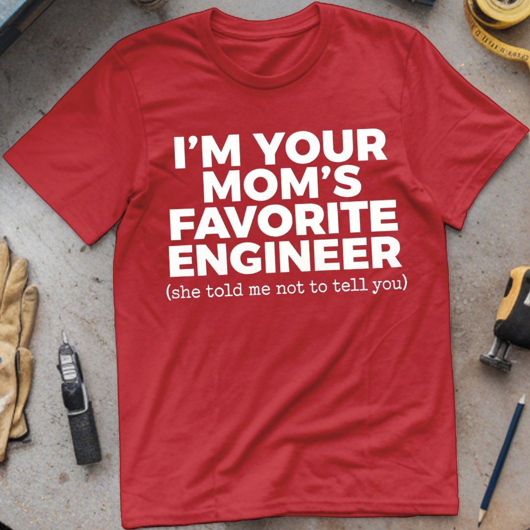 I'm Your Mom's Favorite Engineer T-shirt