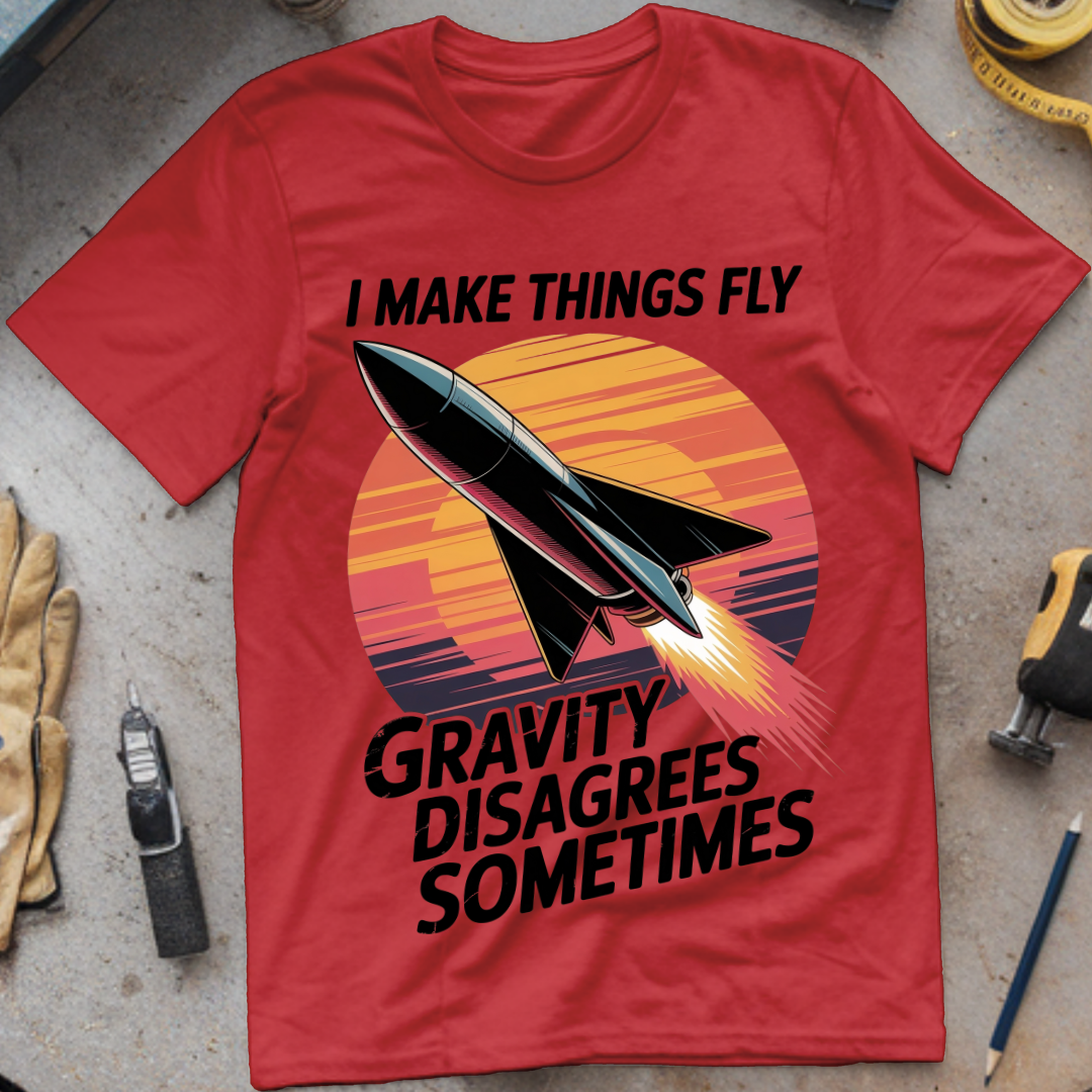 I Make Things Fly. Gravity Disagrees Sometimes