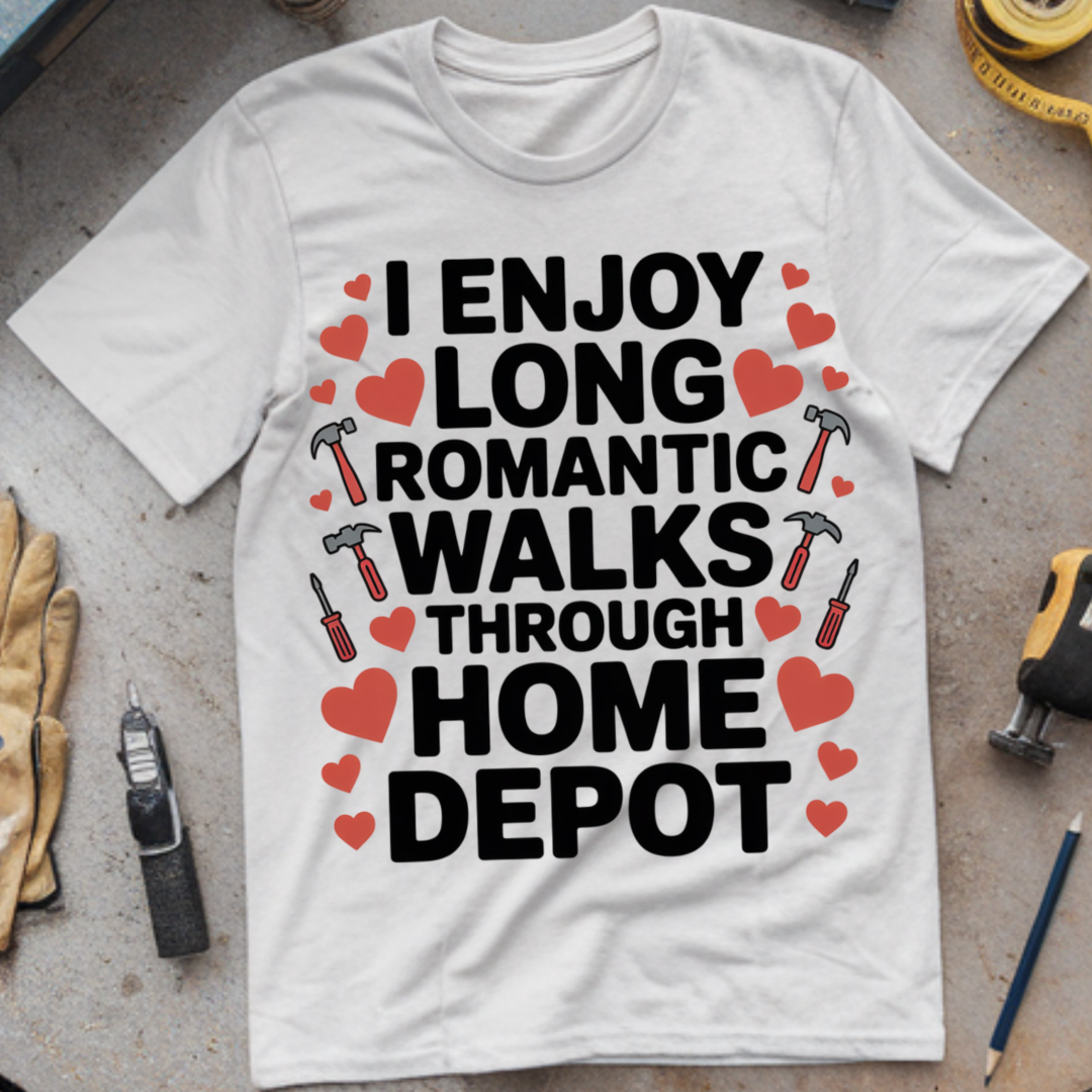 I Enjoy Long Romantic Walks Through Home Depot