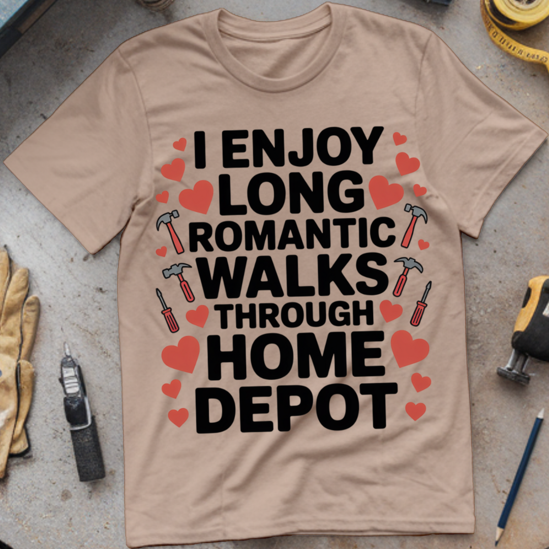 I Enjoy Long Romantic Walks Through Home Depot