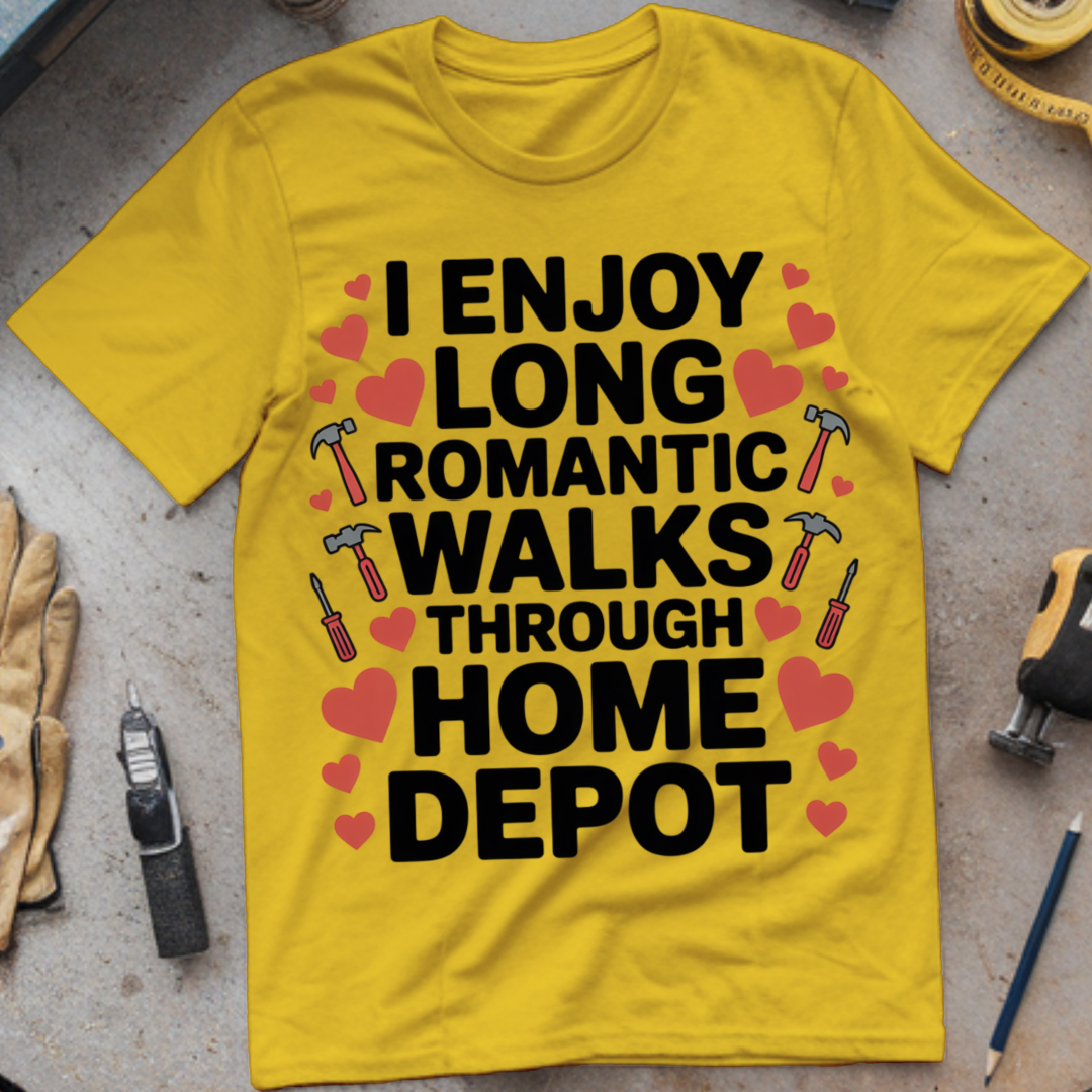 I Enjoy Long Romantic Walks Through Home Depot
