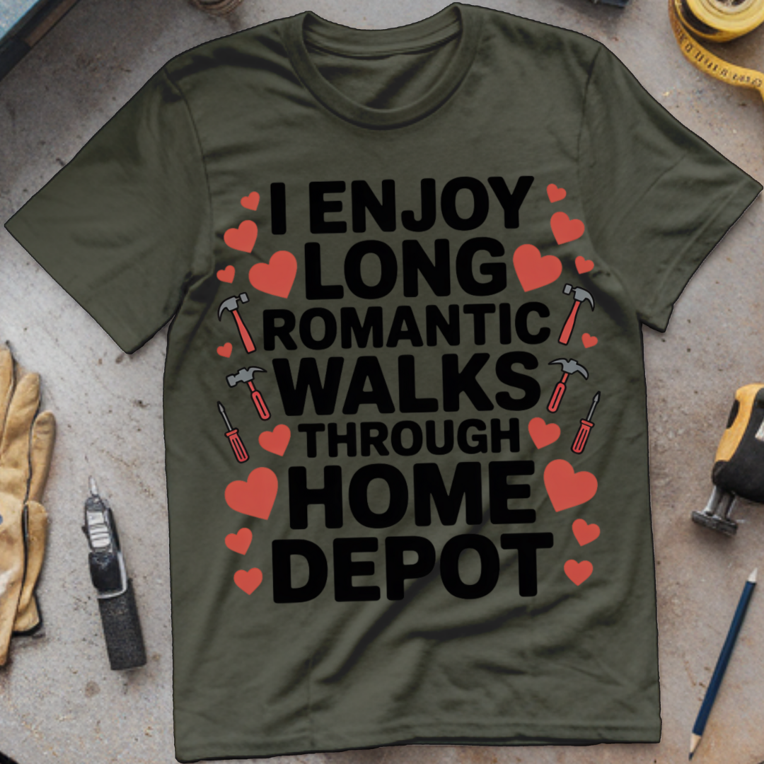 I Enjoy Long Romantic Walks Through Home Depot